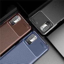 For Xiaomi Poco M3 Pro Case Cover for Poco M3 Pro 5G Cover Business Style Soft TPU Silicone Shell Protective Back Phone Case