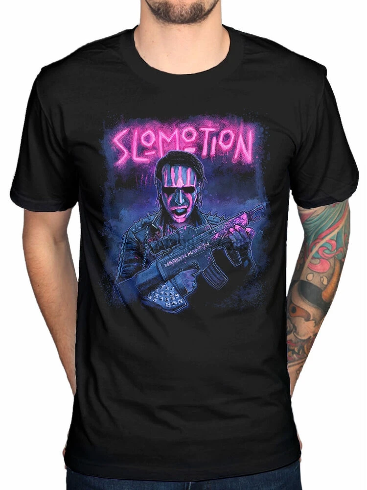 

Marilyn Manson Slomotion Mens T-Shirt Black S - XXL