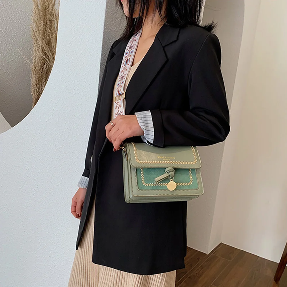 Маленькая кожаная сумка мессенджер для женщин 2020 модная дорожная мини через