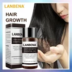 LANBENA имбирь быстро мощные средства с эссенцией для рост волос Эфирное Масло жидкое лечение предотвращает выпадение волос сыворотка для ухода за волосами