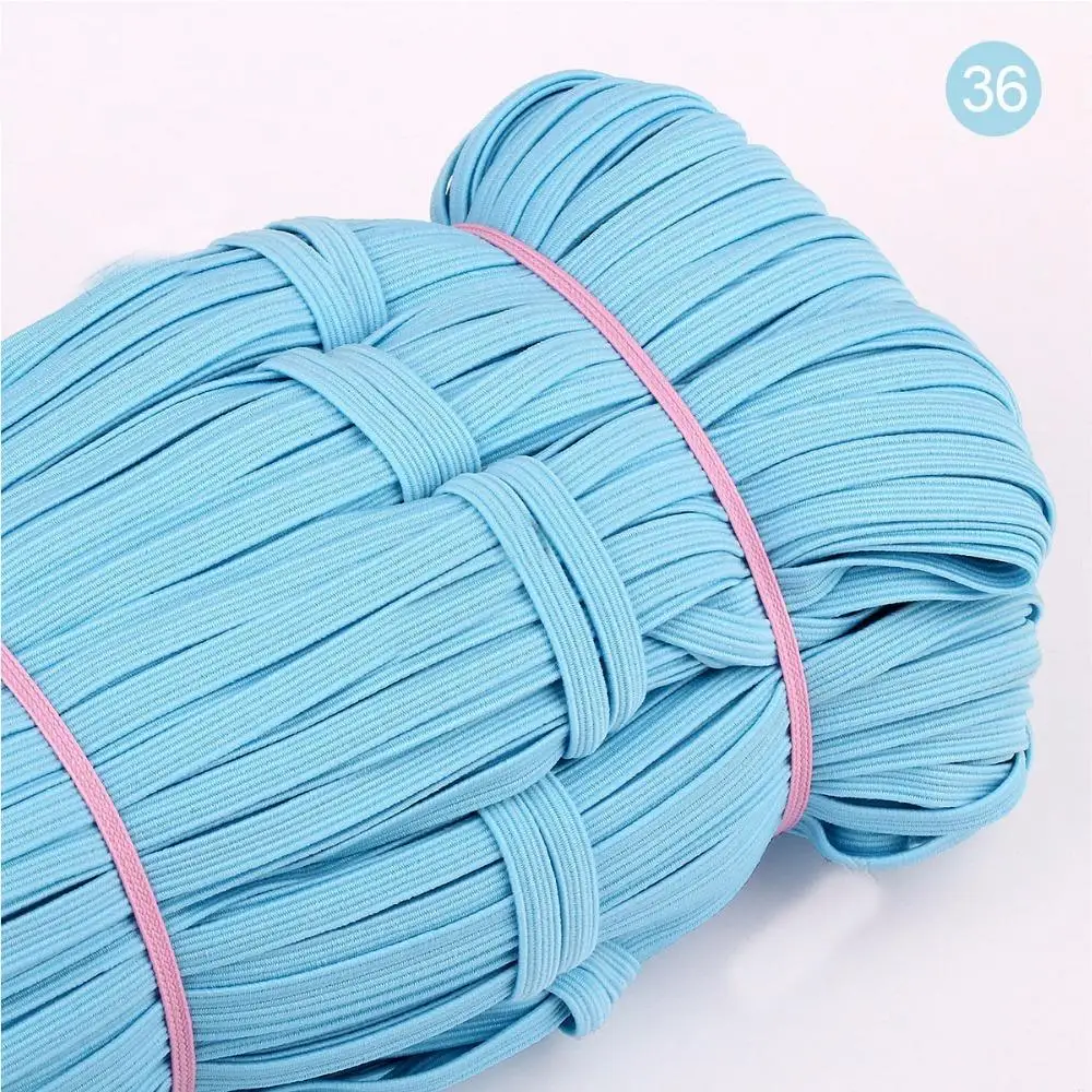 Цветная эластичная лента для ходьбы и лошади 6 мм плоская строгая Пряжка веревка