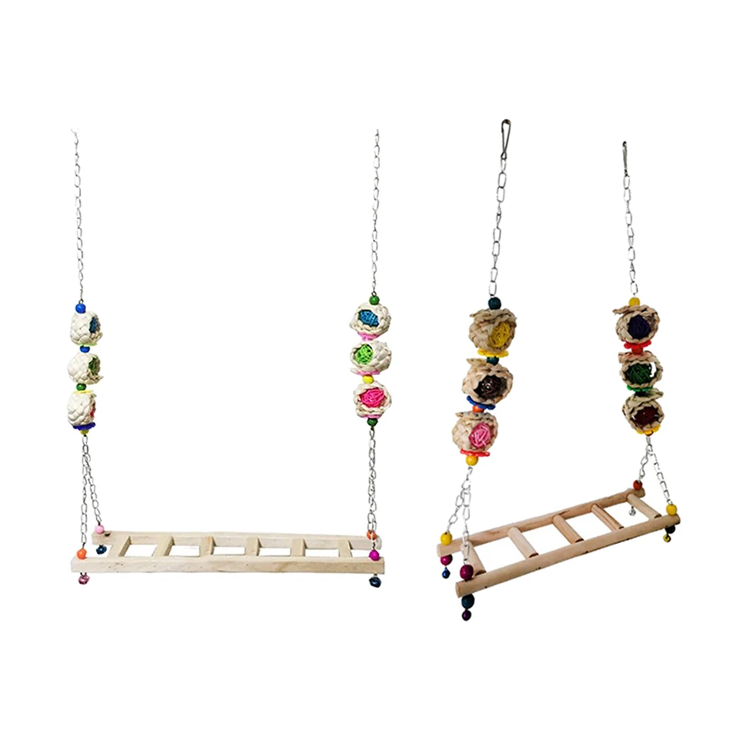 

Chicken Ladder Swing Chicken Perch Stand For Chicken Birds Parrots Pet Cage Hanging Accessory Birds Chicken Macaws