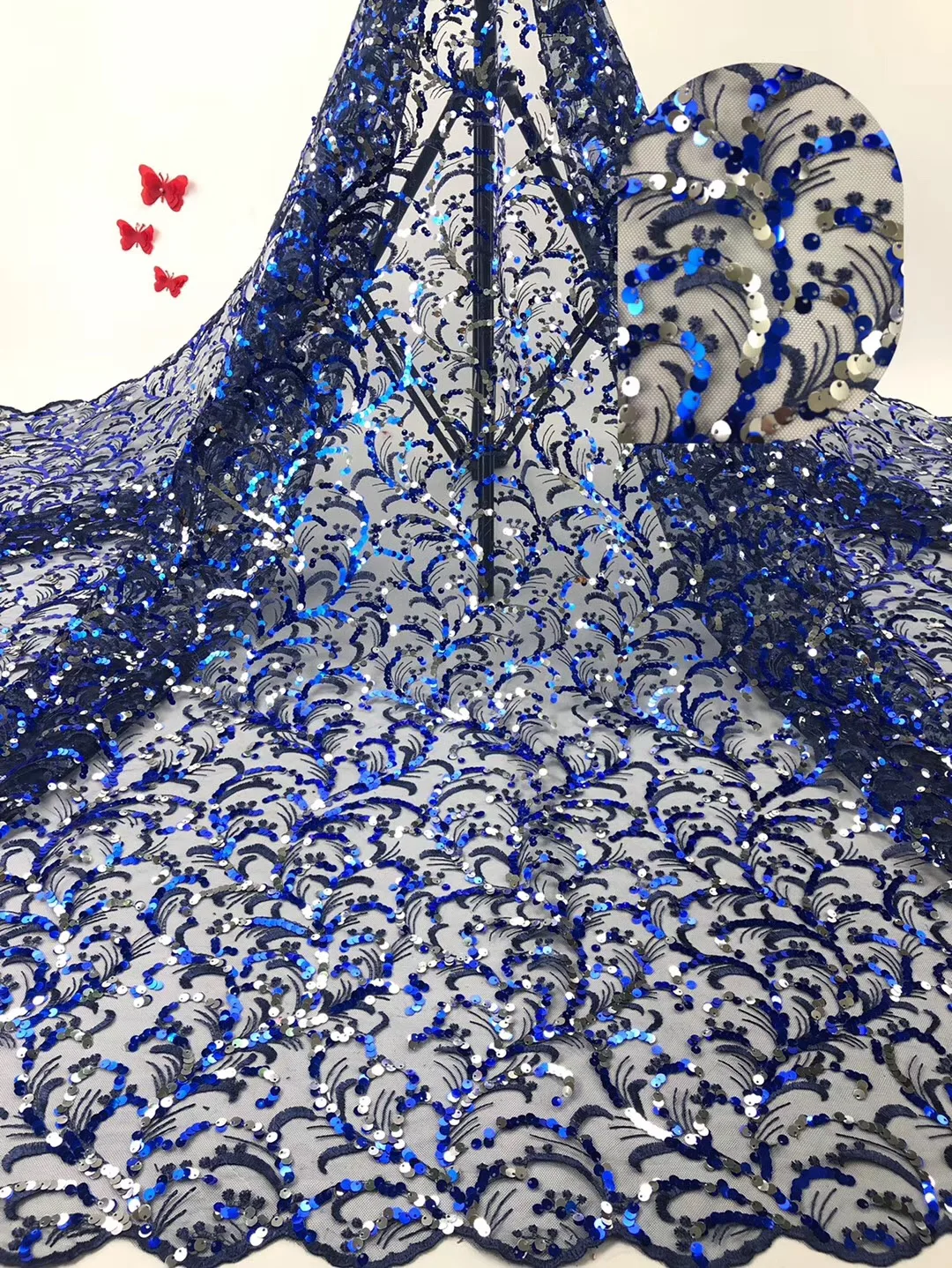 Новая белая африканская кружевная ткань 2019 высокое качество французская Сетка с