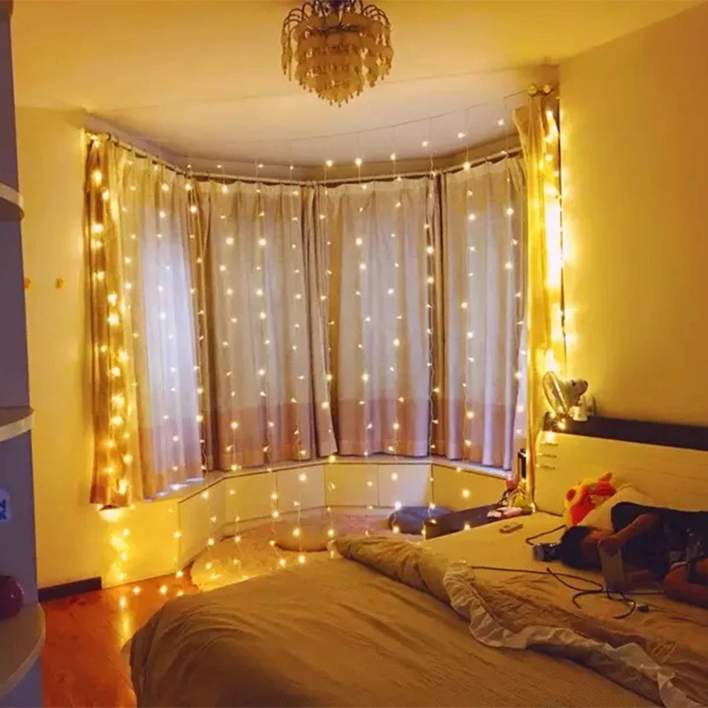 СВЕТОДИОДНАЯ Гирлянда для украшения дома 3 м х 300 светодиодов | Дом и сад
