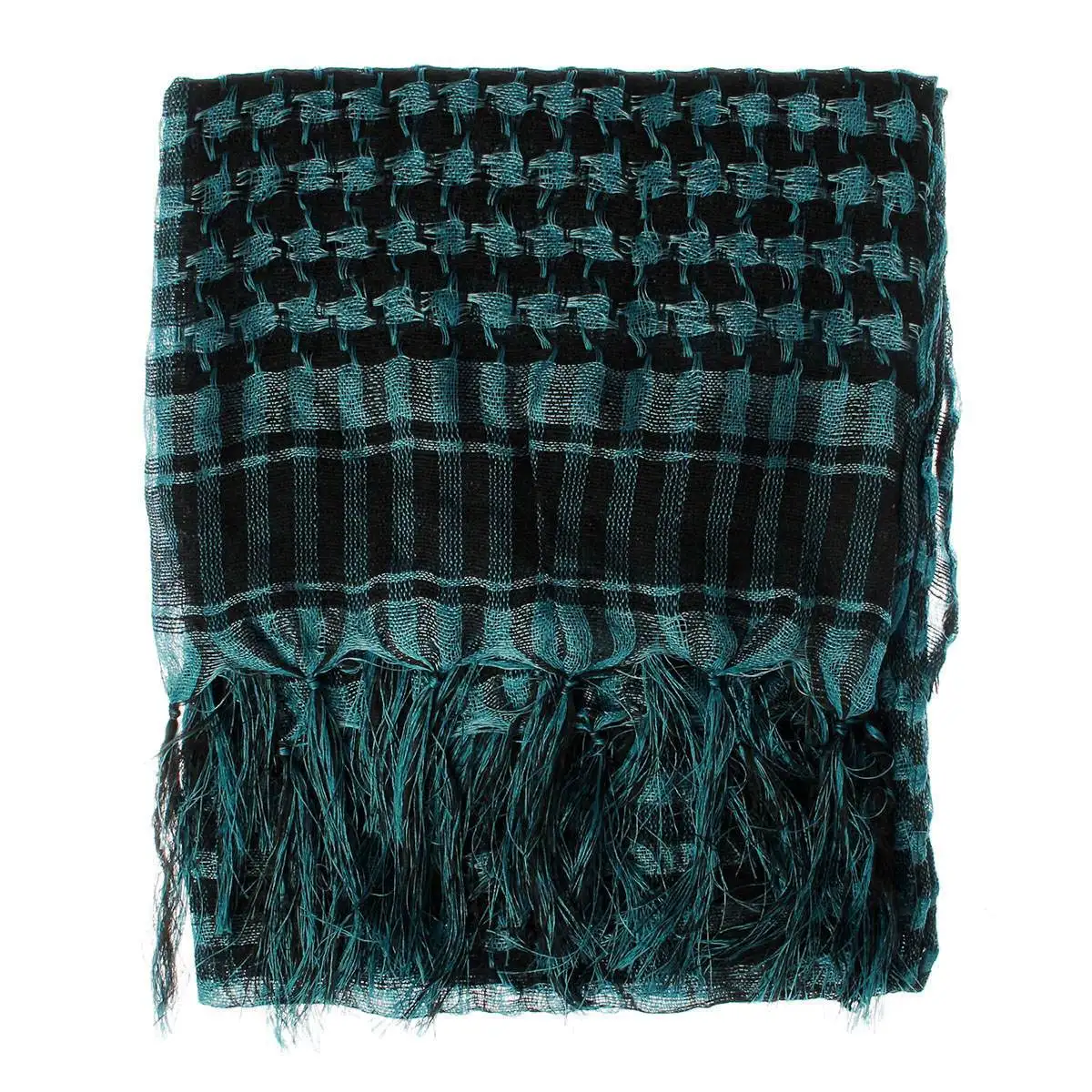 

Outdoor Hiking Scarves Military Arab Tactical Desert Scarf Army Shemagh With Tassel For Men Women Hunting Paintball Head Scarf