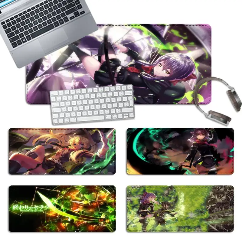 Горячая Распродажа Owari No Seraph коврик для мыши ноутбука ПК настольный большого