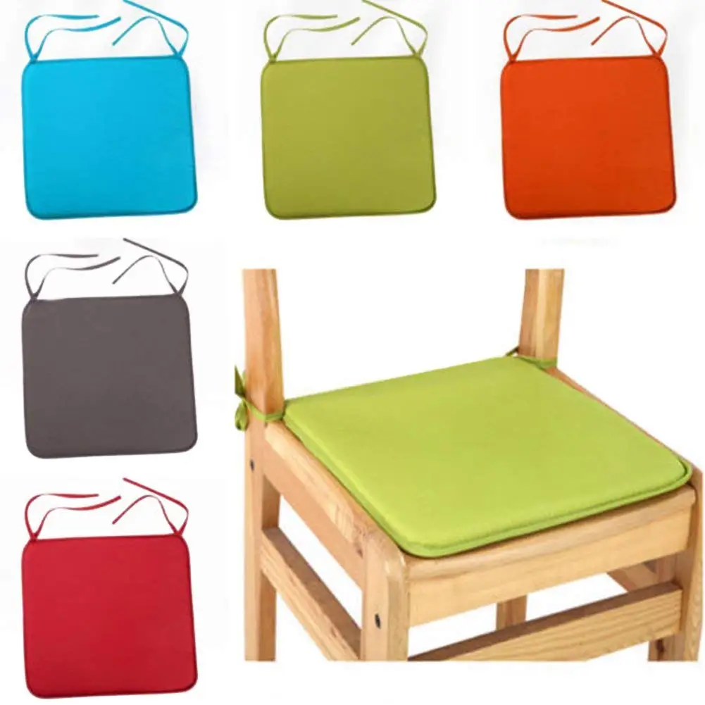 Seat Pads Chair Cushion Square Multicolor Garden Patio Home Kitchen Office Chair Indoor Outdoor Dining Chair Cushion 40*40cm