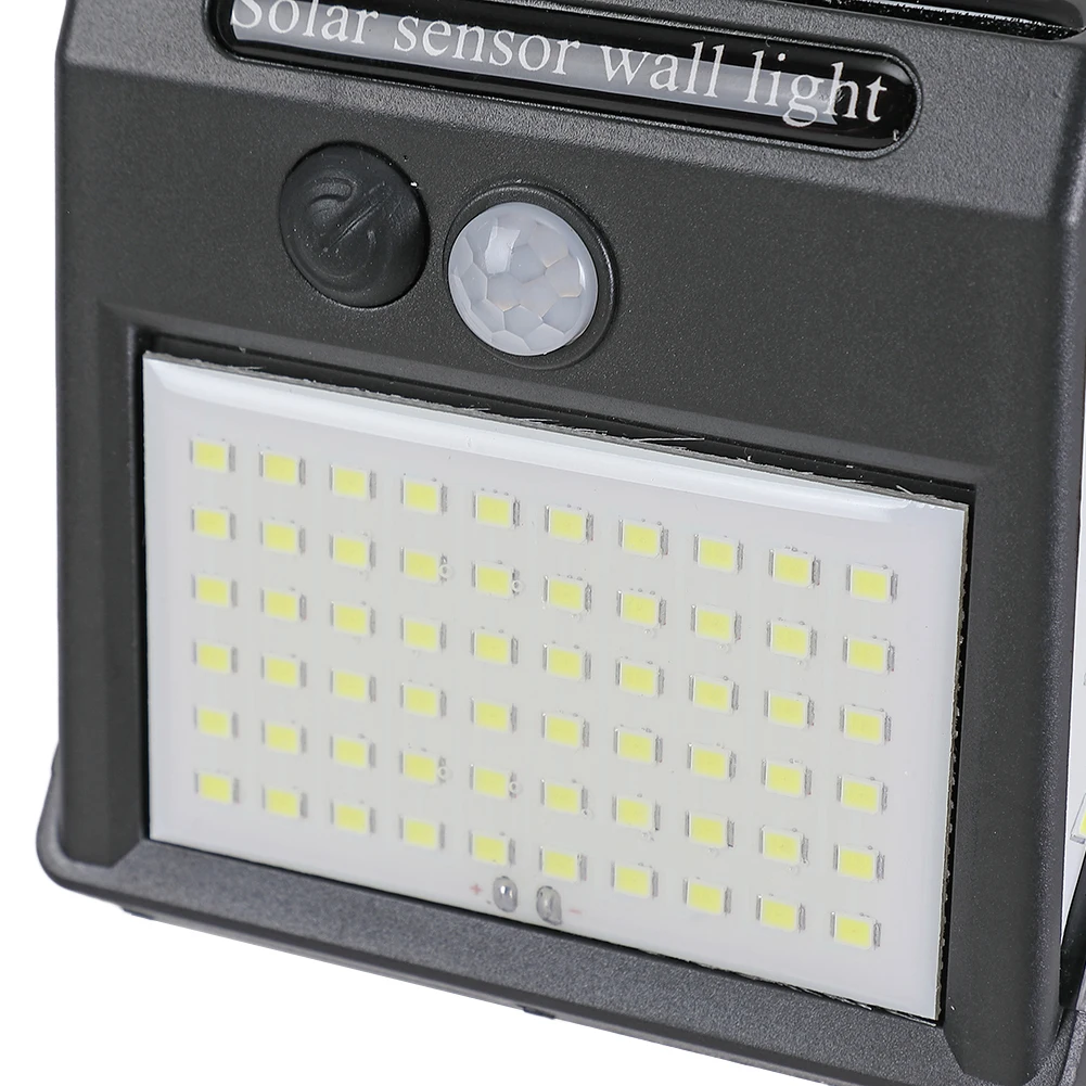 

Three Sided Waterproof Yard Lamp 3 Modes Solar Motion Sensor 140 LED Wall Outdoor Yard Party Decorative Hanging Light