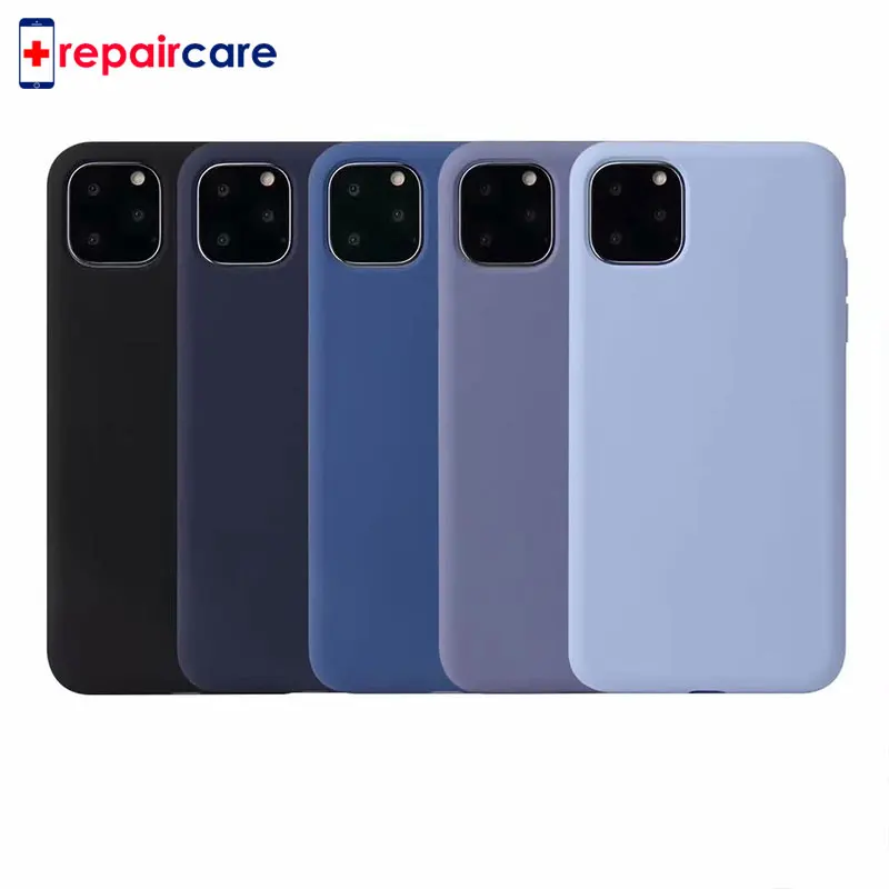 Sealed Liquid silicone Phone Case For iPhone 11, 11 Pro Phone Case For iPhone 11 PRO Max 6.5 inch Phone Back Coque Cover Case