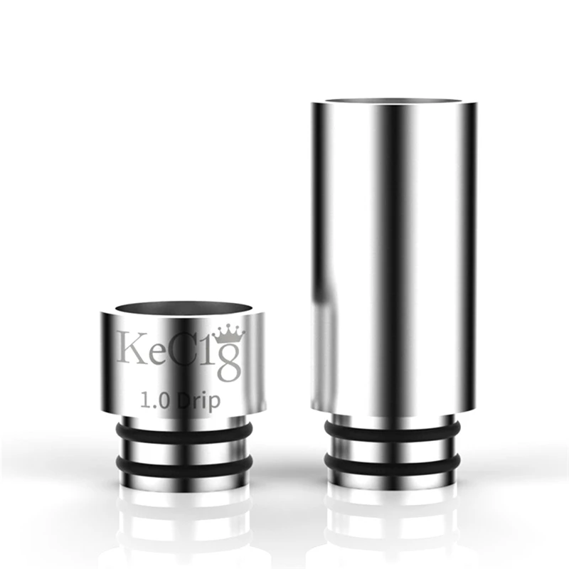2Pcs Drip Tip 510 Stainless Steel Cigarette Holder Long Small Accessories Mouthpiece for TFV8 Big Baby/TFV12 High Quality