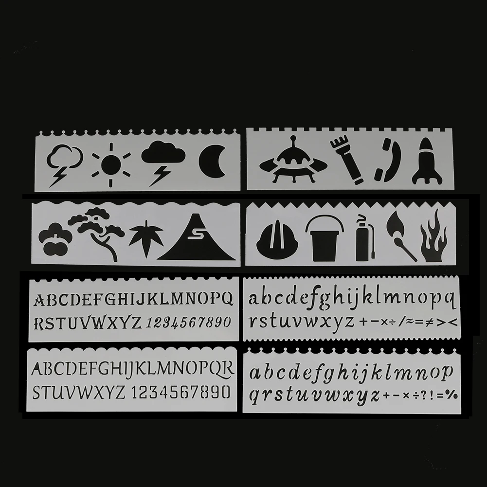 

Weather/Wave Shaped Painting Template DIY Craft Layering Wall Stencil Painting Scrapbook Stamp Embossing Album Journal Template