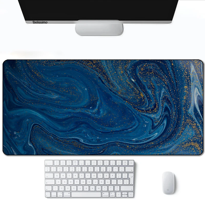 

Blue marble Mouse pad gamers decoracion Extend Game Desk Mousepad Office Professional Mouse Pad Game Keyboard Mat xl carpet csgo