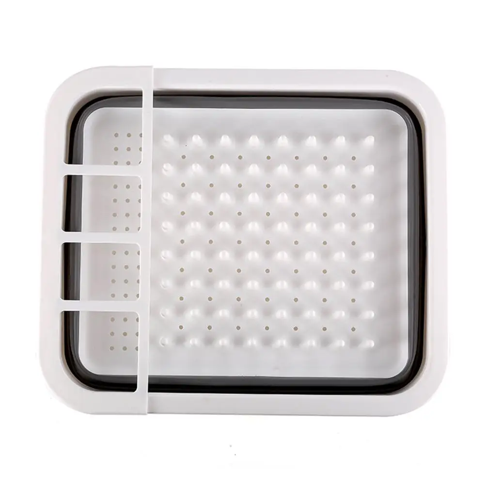 Складное блюдо стеллаж для кухни держатель хранения чаша мытья посуды тарелка