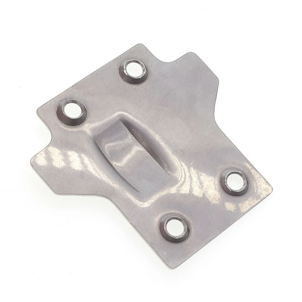 Protector de chasis delantero y trasero para coche a control remoto, placa de deslizamiento para coche BLX Arrma Kraton Notorious Outcast Senton Talion Typhon de acero inoxidable, 1/8-3