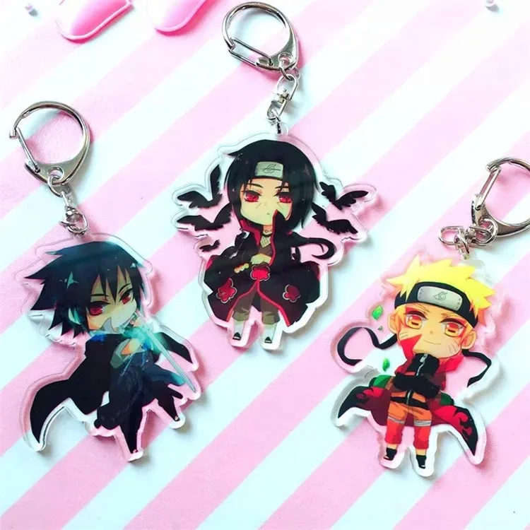 Брелок с символикой Наруто акриловый брелок для ключей стильная - Цена: 132,37 руб.