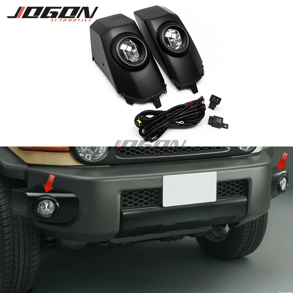 Светодиодный для Toyota FJ Cruiser 2007 2018 2019 2020 Противотуманные фары DRL дневные ходовые