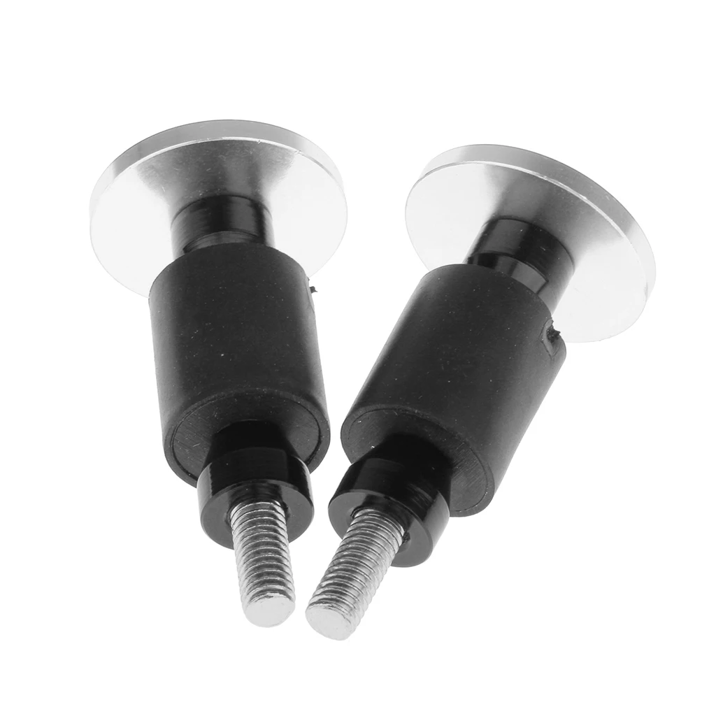 

Silver Universal 22mm Motorcycle Handlebar End Caps Plugs Road Racing Bike