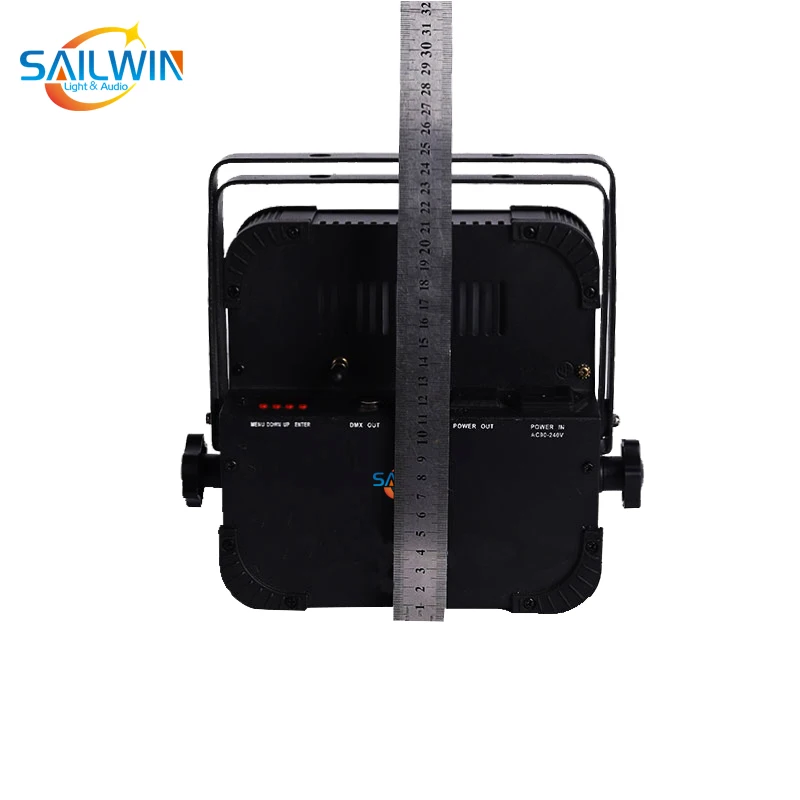 Sailwin 12X ЛОТ 6 в 1 RGBAW UV 12*18 Вт беспроводной DMX LED Flat Par Slim для дискотеки клуба вечерние с