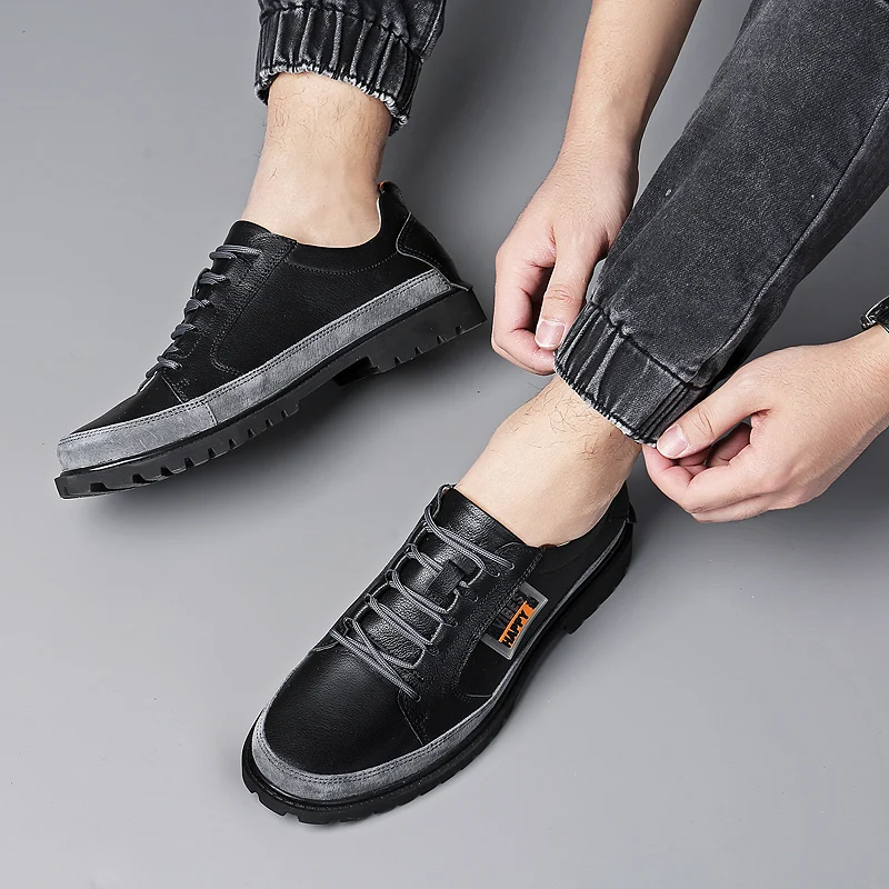 2022 мужские кроссовки из натуральной кожи для отдыха Прогулочная обувь Мужская