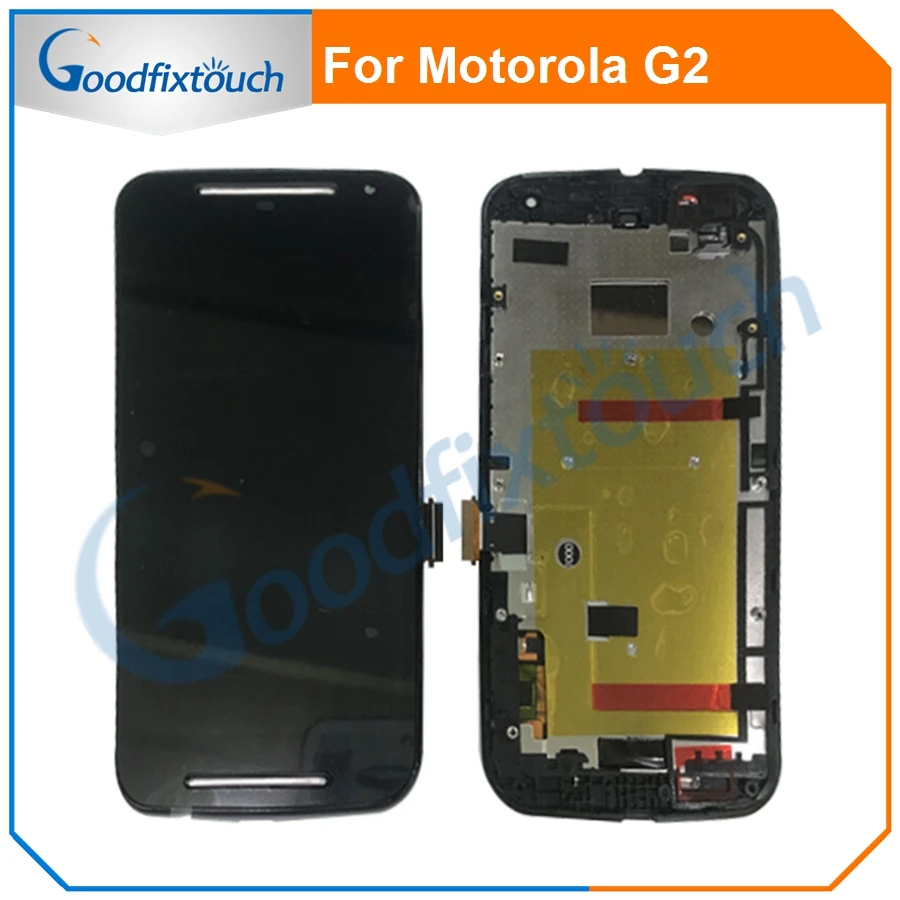 5 0 &quotдля Motorola Moto G2 G 2nd Gen ЖК дисплей сенсорный экран дигитайзер сборка с рамкой XT1063