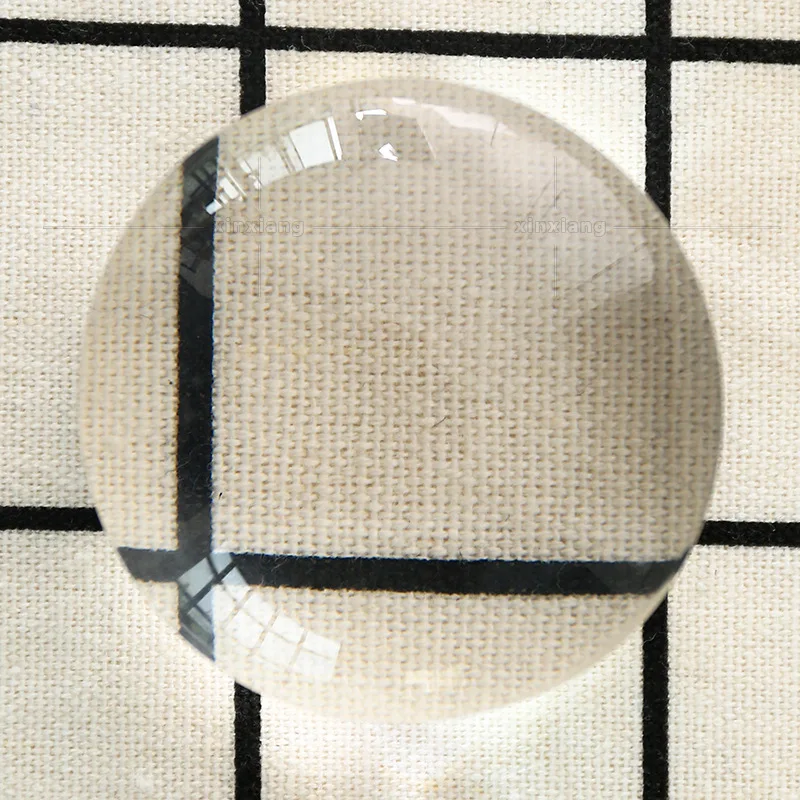 7X Desktop Magnifier Acrylic Lens Magnifying Glass Table Paperweight 60Mm Semi Ball Home Decoration Ornaments Figurines | Инструменты