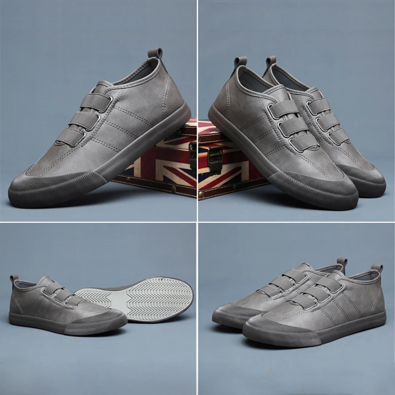 Туфли Monstceler мужские из ПУ кожи брендовые Повседневные Дышащие лоферы без