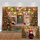 Рождественская вечеринка декорация фон с рождественской звездой фон для портретной рождественской елки Колокольчик для фотосъемки