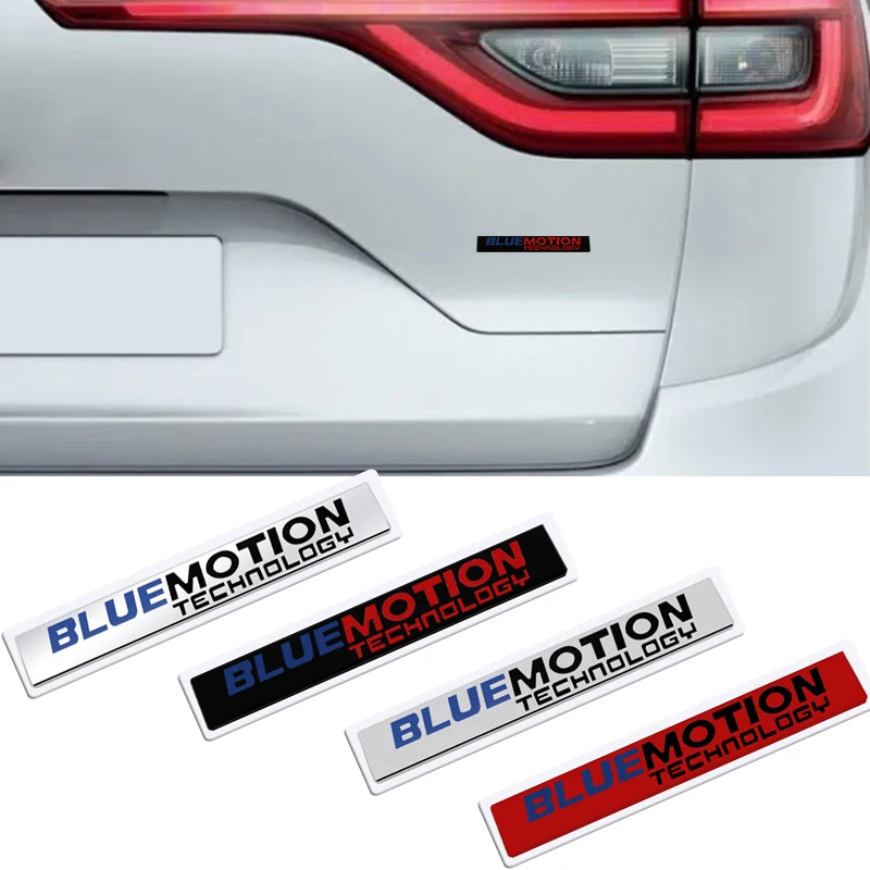 Металлический 3d-значок с логотипом Blue Motion Technology наклейка на задний багажник