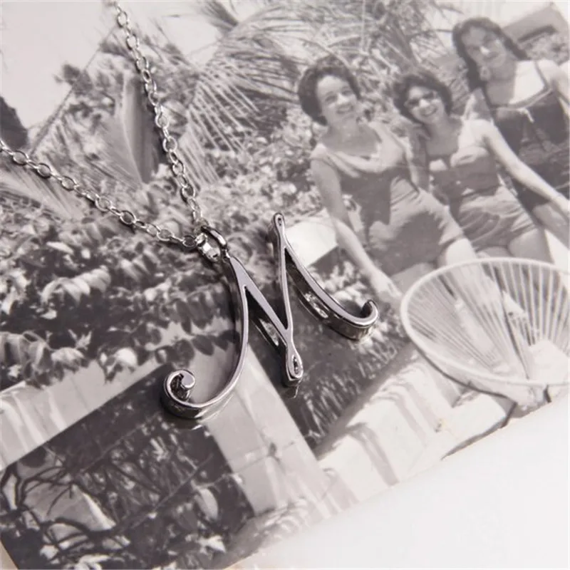 2019 прекрасный с буквой М и Цепочки ожерелья для мамы/Девушка Вечерние ювелирные