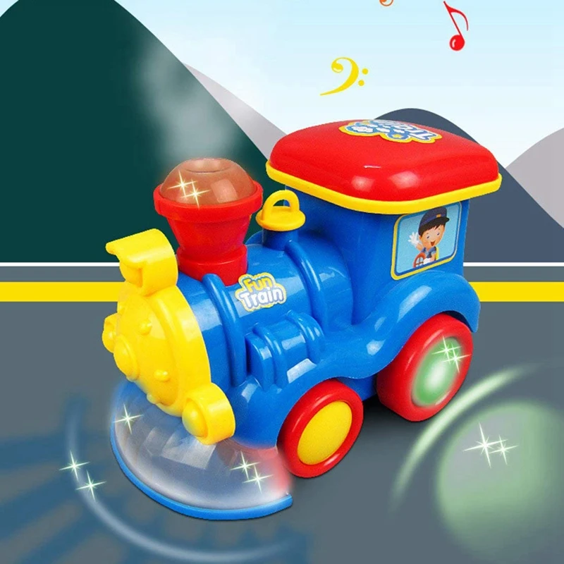 Go Steam Train Locomotive for Kids - Classic Battery Operated Toy Engine Car with Smoke Lights and Sound (Realistic Water Vapor | Игрушки и