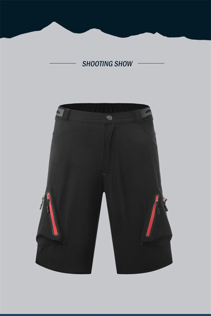 Короткие шорты Cycliste Homme, летние шорты для горного велосипеда, для спорта на открытом воздухе, для езды на велосипеде, бега, пешего туризма, рыбалки, шорты, брюки