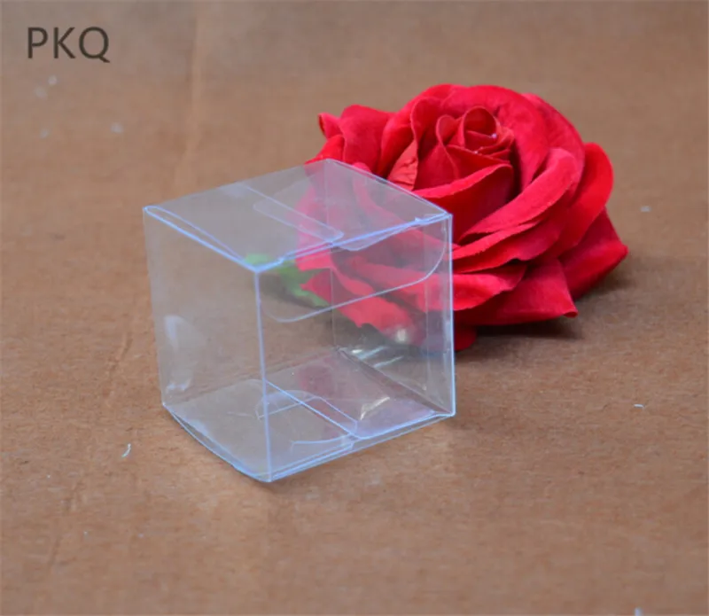 5 шт./лот 7 размеров пластиковая маленькая Подарочная коробка мини прозрачные ПВХ