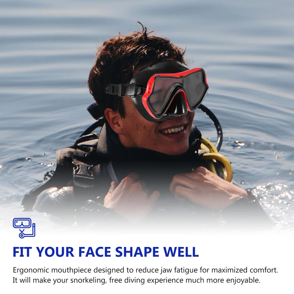 

1 Set Adult Snorkeling Mask Snorkel Set Compact Lightweight Snorkeling Gear