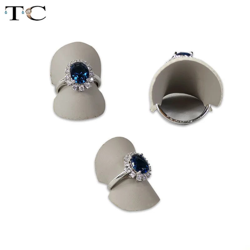 ПУ ювелирные изделия кольцо держатель кольца Органайзер лист ювелирных изделий