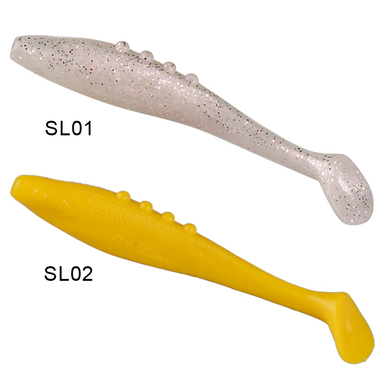 6Pcs Wobbler Fishing Baits 7cm 3.1g T Tail Jig Swimbait Soft Lure Isca Artificial Tackle Feeder | Спорт и развлечения