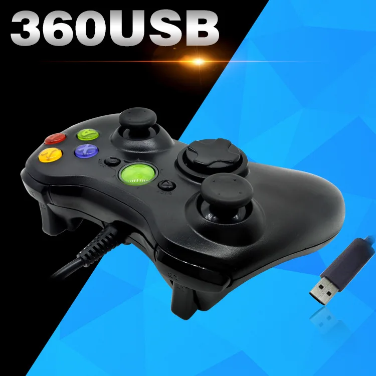 Новый проводной USB геймпад для Xbox 360 джойстик официального геймпада ПК Microsoft