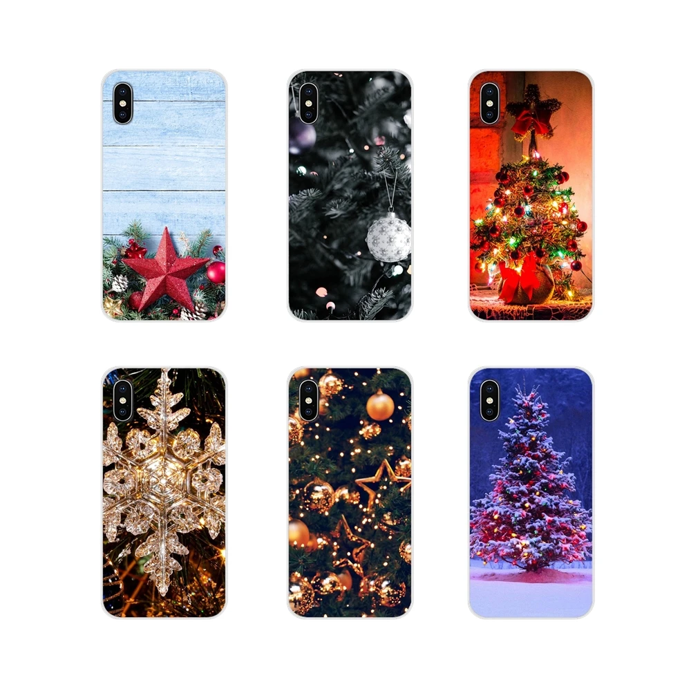Праздник Рождество дерево новый год мобильный телефон чехол для Huawei Nova 2 3 2i 3i Y6 Y7 Y9