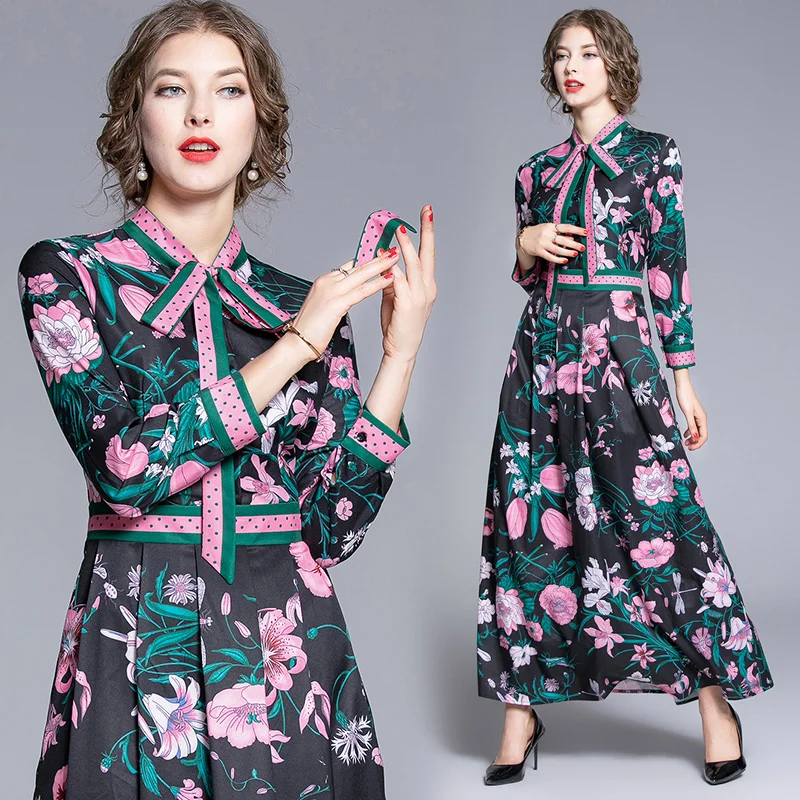 Женское модельное платье с длинным рукавом элегантное облегающее длинное