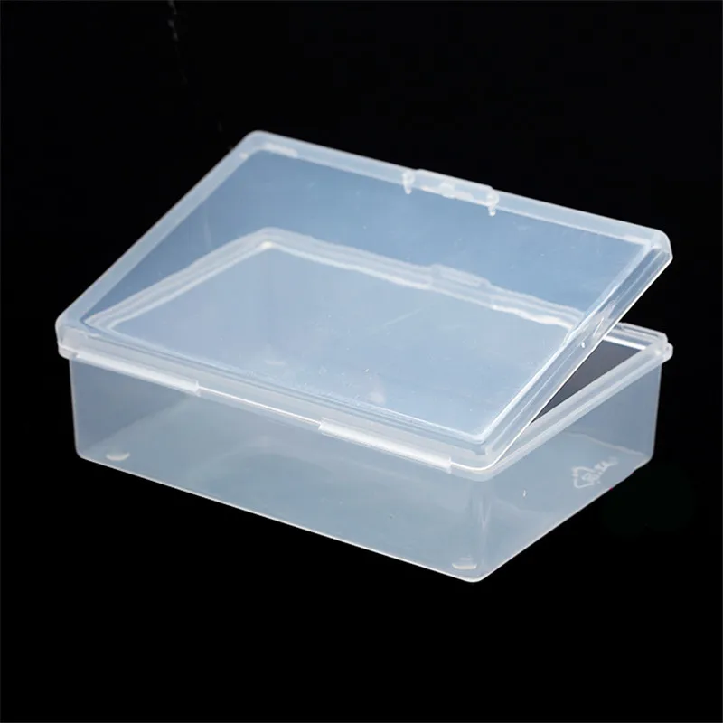 

New 10*7*2.4cm Transparent plastic boxes playing cards container PP storage case packing poker game card box for Board games