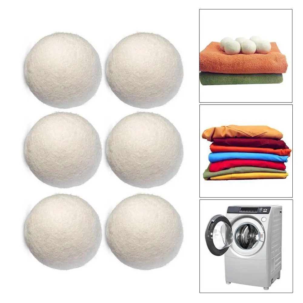 Новый многоразовый мешок Овцы шарики сушилки стиральная машина натурального