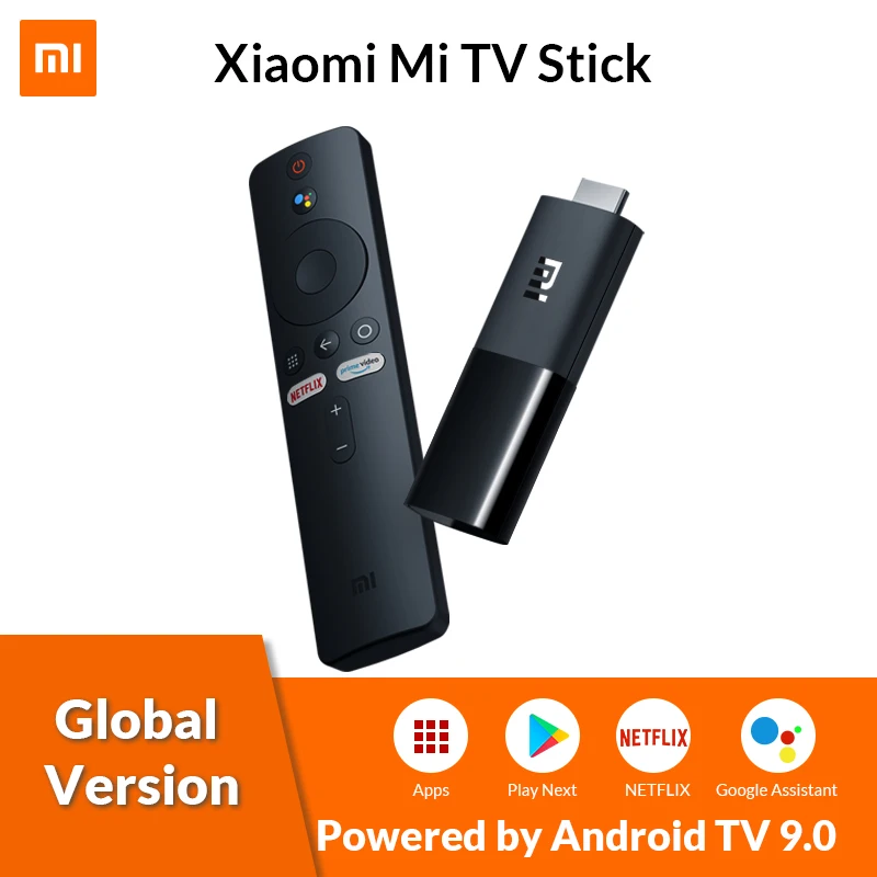 Глобальная версия Xiaomi Mi TV Stick Android 9 0 Quad core Dolby DTS HD Двойное декодирование Google Assistant