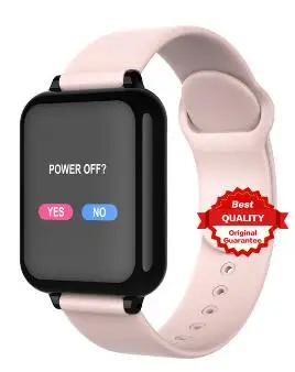 pink B Умные часы B57, мужские спортивные часы для apple Watch, женские фитнес-часы с сердечным ритмом, умный браслет, будильник, часы для ios android - Цвет: pink B