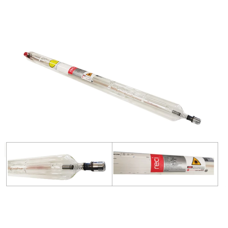 Лазерная трубка Reci W4 100 Вт CO2 Деревянный чехол диаметр упаковки 80 мм/65 мм для