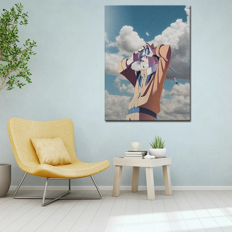 

Anime Naruto Poster Classic Character HD Canvas Painting Mural Boy Bedroom Living Room Home Wall Picture Decoration