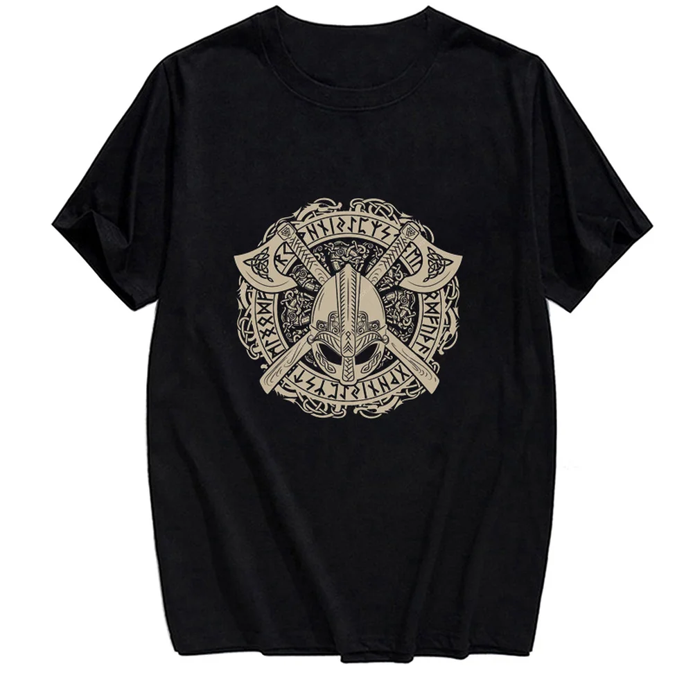 

CLOOCL Viking Tattoo Viking Wolf Cotton TShirt Popular 3D Printed Shirt Top Men Cool Streetwear Short Sleeve Shirt Drop Shipping