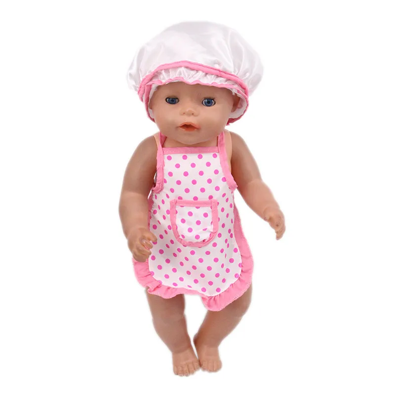 Фартук шеф повара Повседневная Одежда для кукол 18 дюймов американский и 43