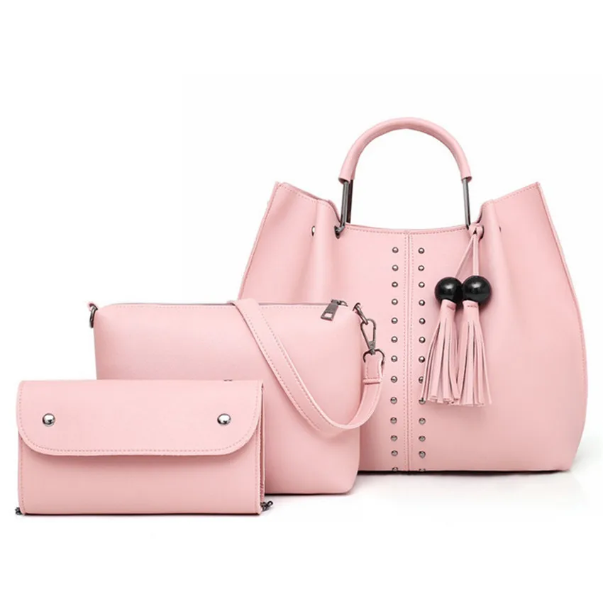Ручные сумки большого размера для женщин B2B Market Bolsos De Mujer синяя простая сумка из 3