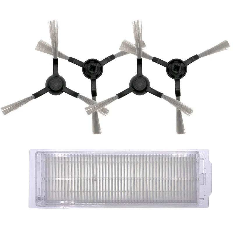 

Запчасти для пылесоса Viomi V2 V-RVCLM21B, 4 щетки + 1 НЕРА