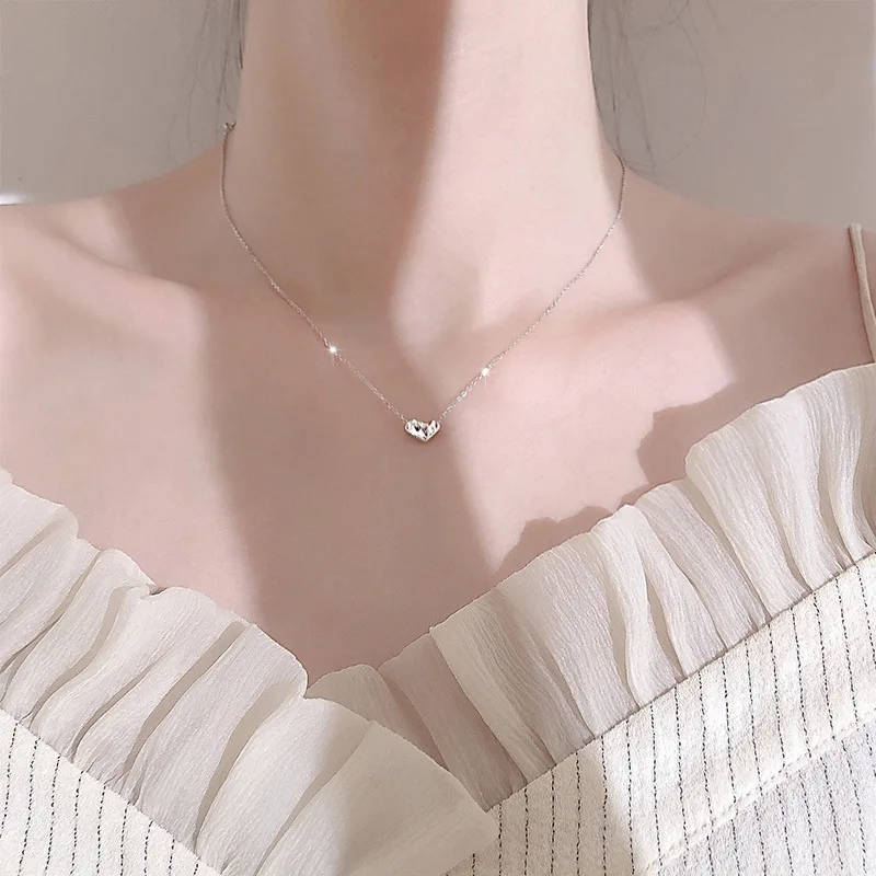 

Женское ожерелье из серебра 925 пробы, с кулоном