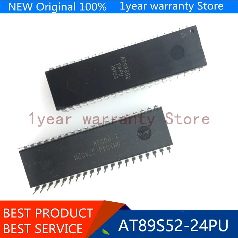 10 шт./лот AT89S52-24PU AT89S52 DIP-40 новый оригинальный IC в наличии! | Электроника